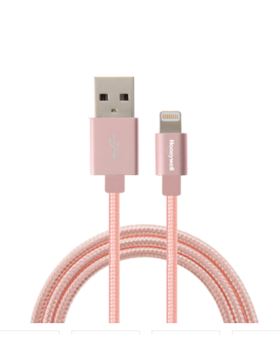 Honeywell Charge & Sync Cable (Braided) – Rose Gold